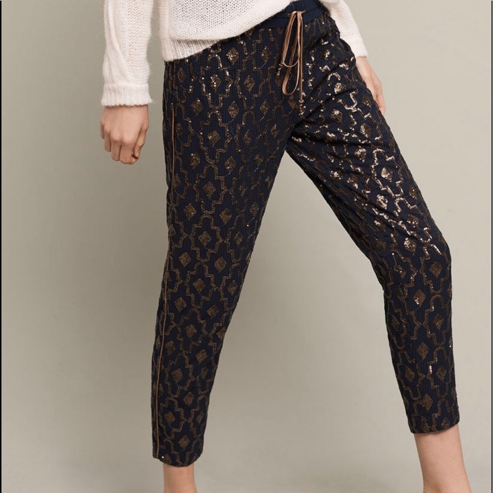Anthropologie sequin pants